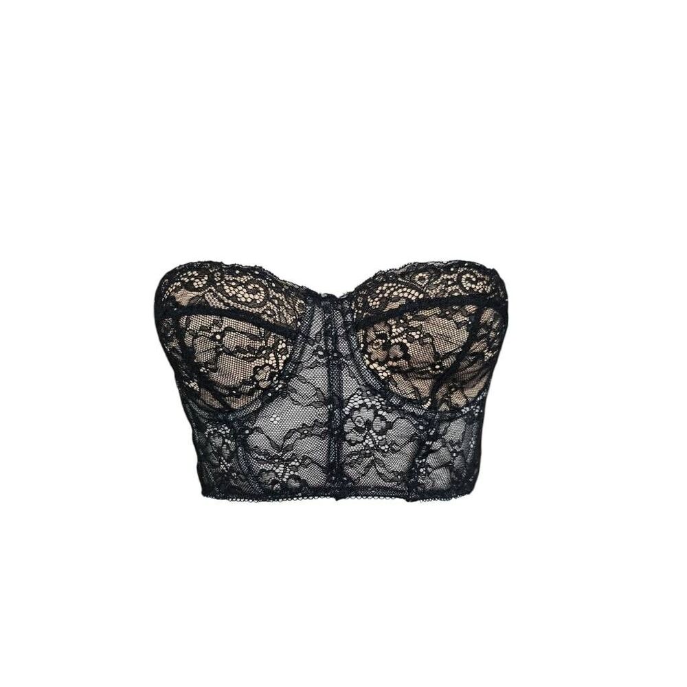 goth lace corset top